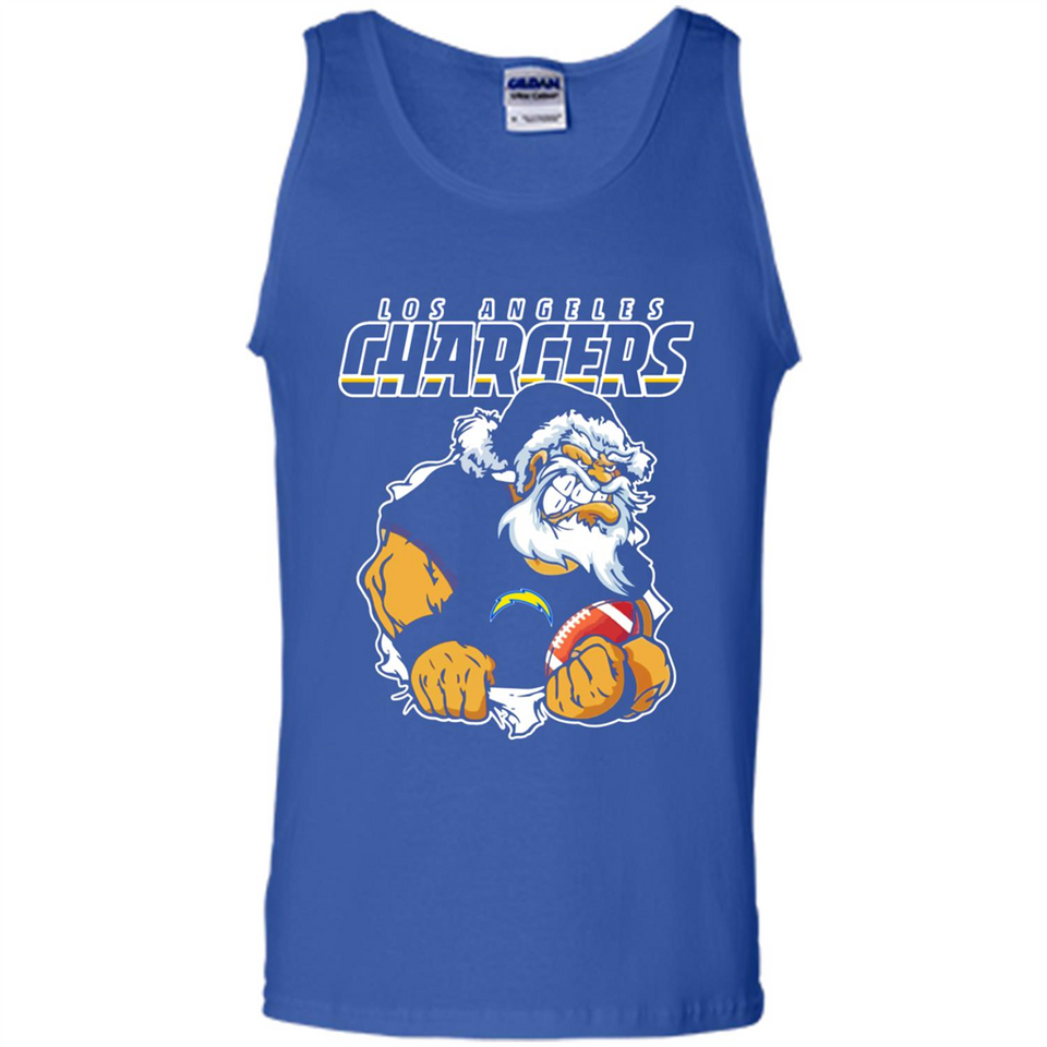 Grumpy Santa Claus Los Angeles Chargers Football Team PINGPONG