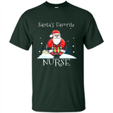 Funny Christmas Nurse Shirt, Santa_s Favorite Nurse - Shirt