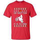 Motocross oh what fun it is to ride Christmas sweater PINGPONG