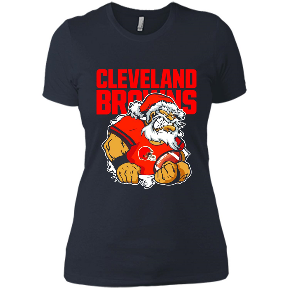 Grumpy Santa Claus Cleveland Browns Football Team PINGPONG
