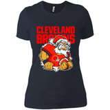 Grumpy Santa Claus Cleveland Browns Football Team PINGPONG