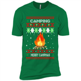 Merry Campmas Ugly Christmas - Premium Short Sleeve T-Shirt