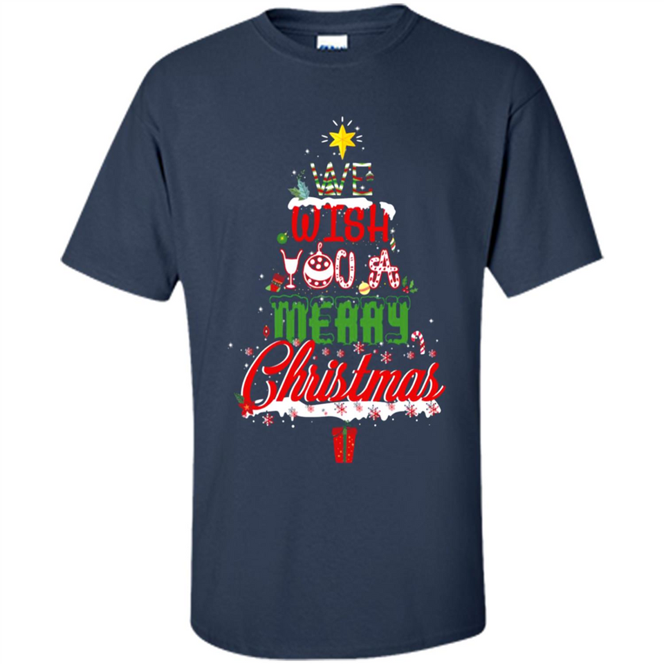 We Wish You A Merry Christmas Funny Pine Gift Sleeve - Shirt