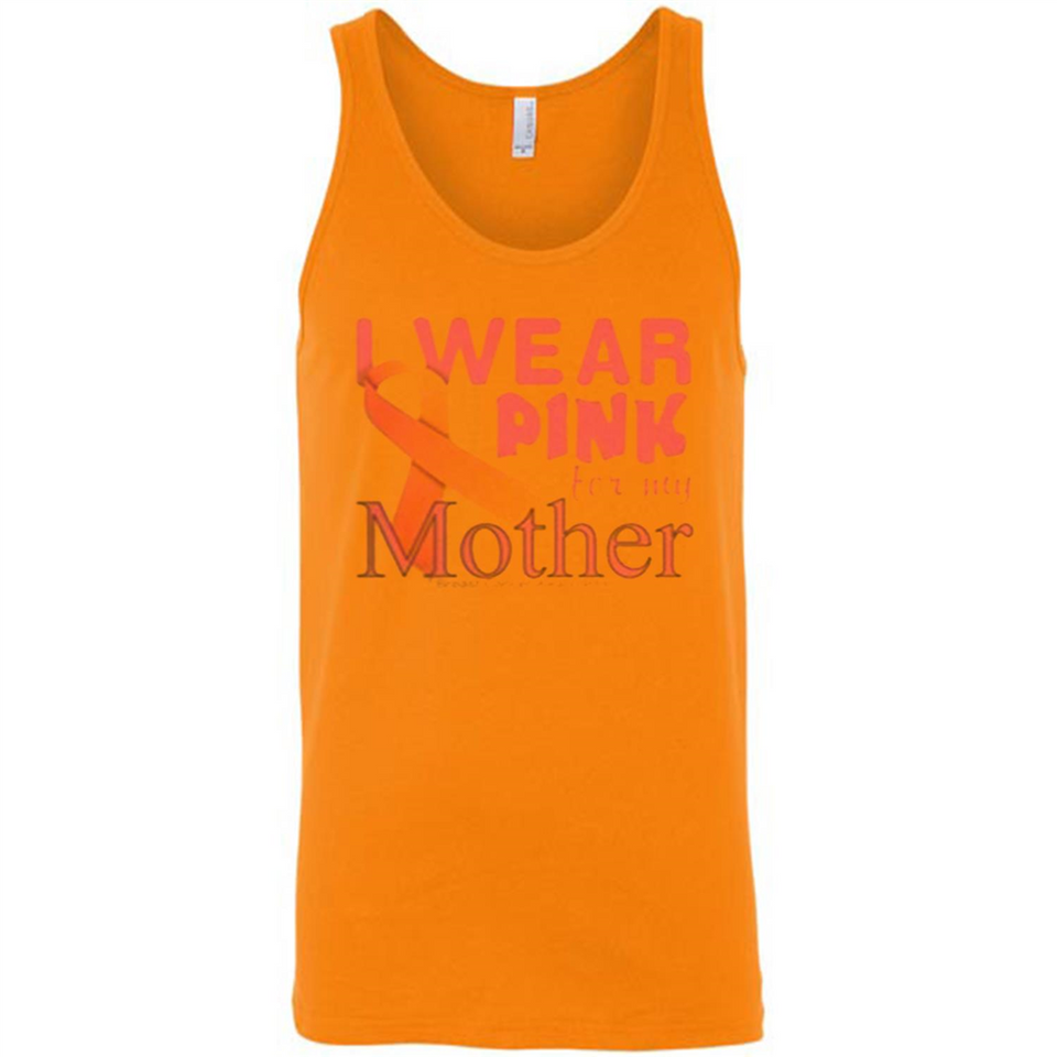 Breast cancer awareness mother - Canvas Unisex Tank