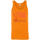 Breast cancer awareness mother - Canvas Unisex Tank
