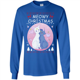Sailor Moon Yin Yang Cat Love Ugly Christmas Sweater - Long Sleeve T-Shirt