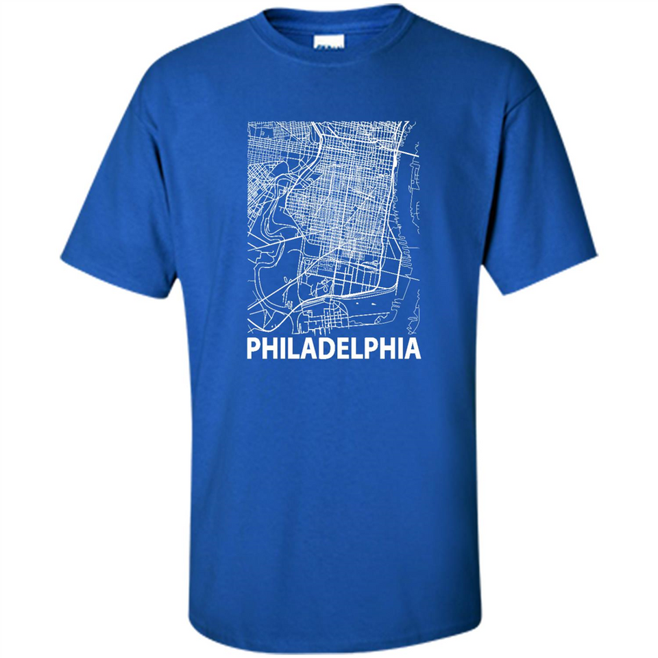 Philadelphia Pennsylvania City Map Souvenir
