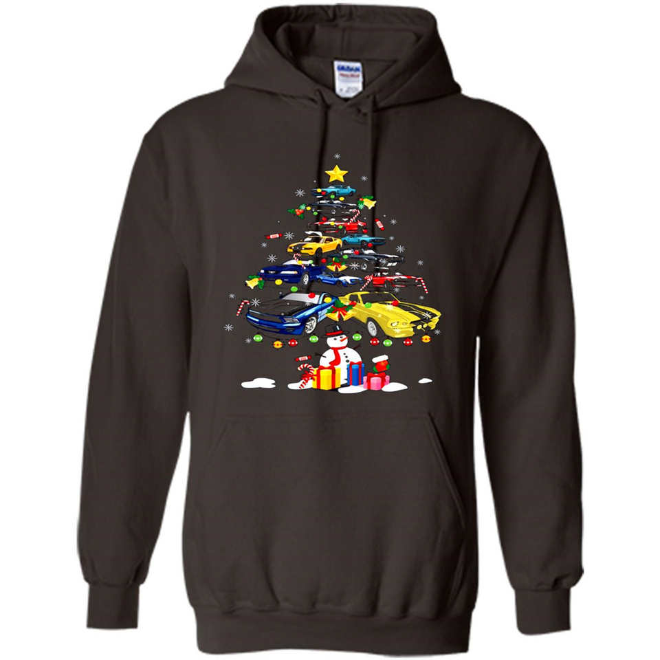 Mustang Tree Christmas Sweatshirt PINGPONG