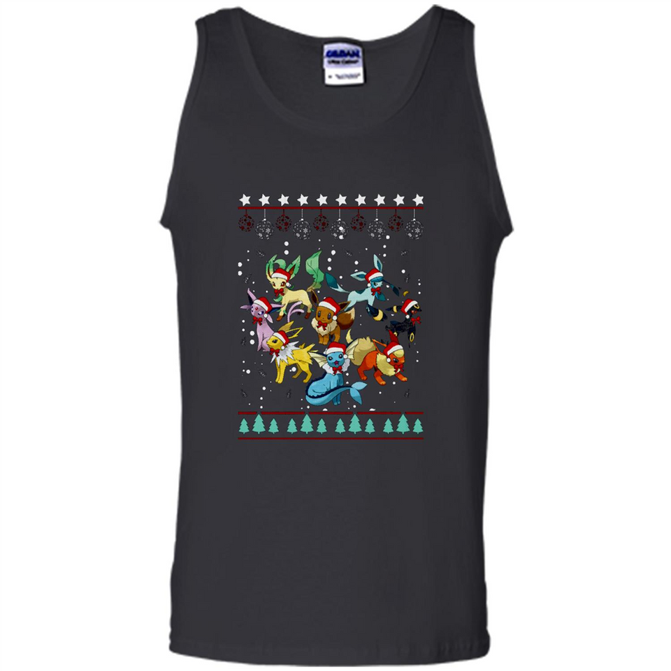 Pokemon Eeveelutions Ugly Christmas Sweater Perfect Christmas PINGPONG