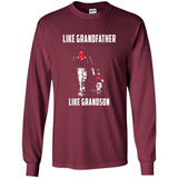 Boston Red Sox GrandFather Like GrandSon - Long Sleeve T-Shirt