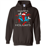 Marvel Spider Man Happy Holidays Santa Christmas Mug PINGPONG - Hoodie