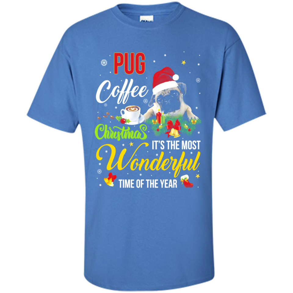 Pug Coffee Wonderful Christmas
