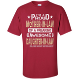 I'm A Proud Mother In Law Of A Freaking Awesome Daughter - Shirt
