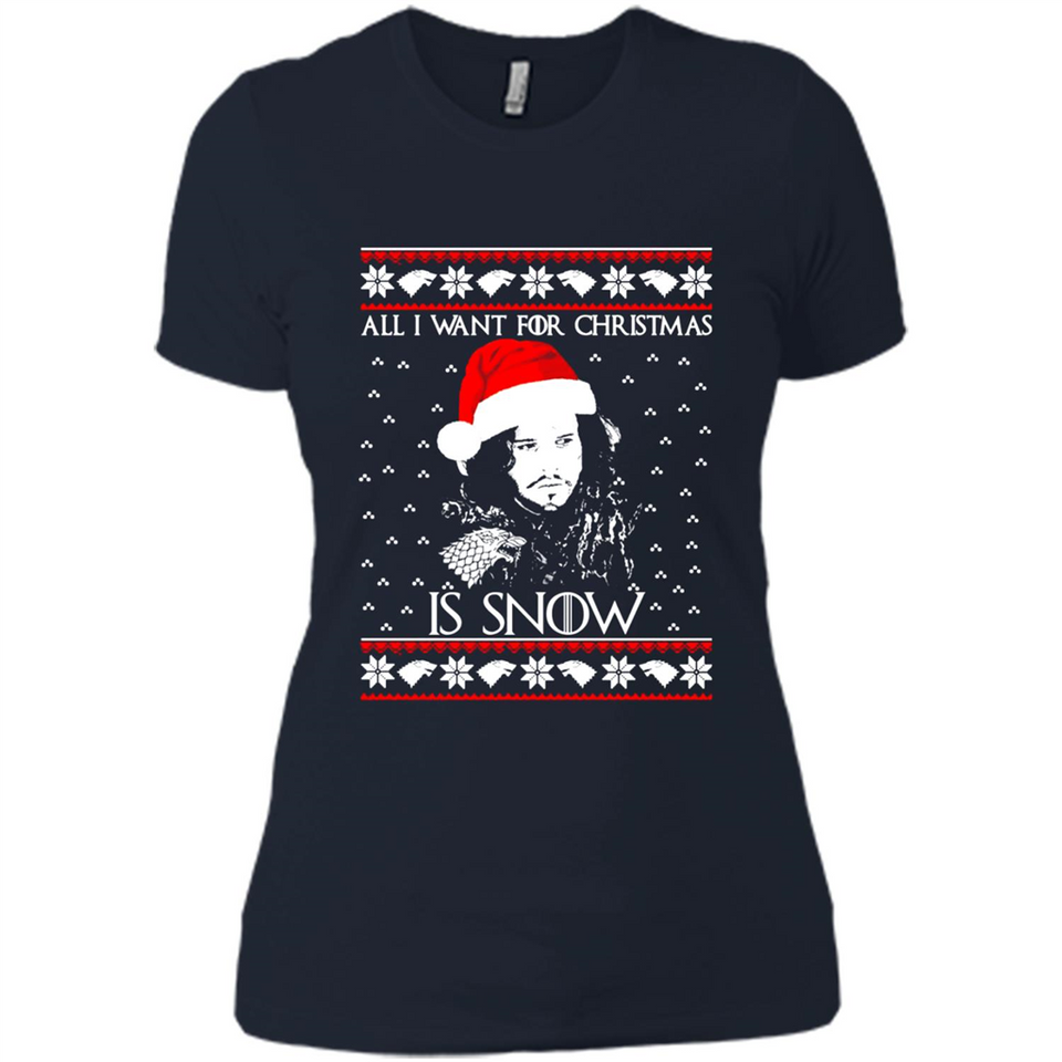 All I Want for Christmas is Snow ugly sweater PINGPONG