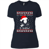 All I Want for Christmas is Snow ugly sweater PINGPONG