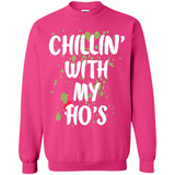 Chillin With My Ho's Funny Christmas - Sweatshirt