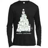 Merry Catmas - Merry Christmas Cat Lover Mug PINGPONG - Canvas Long Sleeve T-Shirt