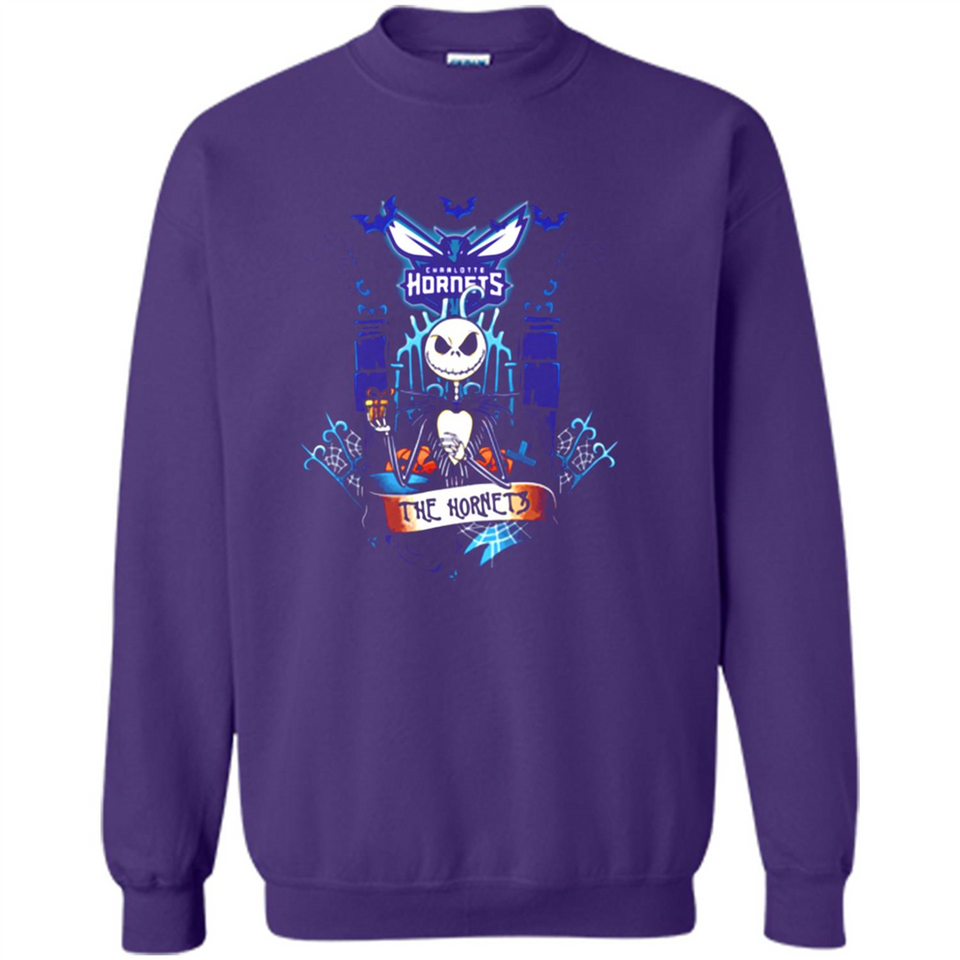 Charlotte Hornets Halloween The Nightmare Before Christmas - Sweatshirt