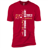 All I need today is a little bit of Hallmark and a whole lot of Jesus - Premium Short Sleeve T-Shirt