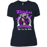 Witches Are Born In November Halloween
