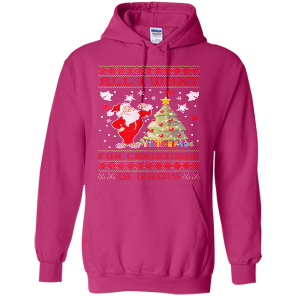 All I Want For Christmas Is Gains Christmas Tree Santa Claus