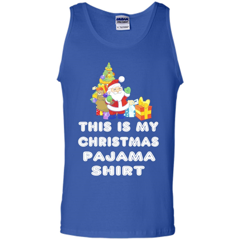This is My Christmas Pajama Shirt - Santa Bear Tree Gift Tee