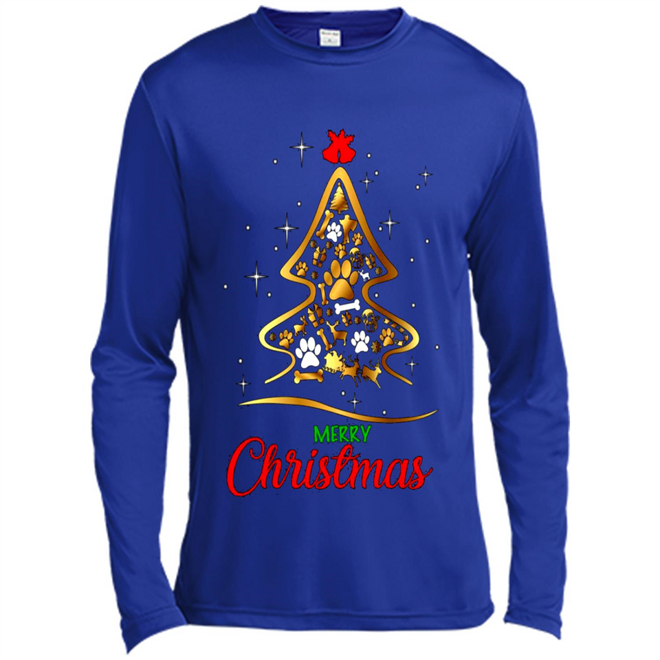 Merry Christmas Dogs Christmas Tree sweater PINGPONG