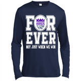 Sacramento Kings Forever For ever not just when we win - Canvas Long Sleeve T-Shirt