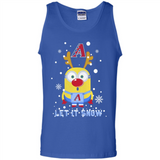Minion Arizona Diamondbacks Ugly Christmas Sweater Let it Snow - Tank Top