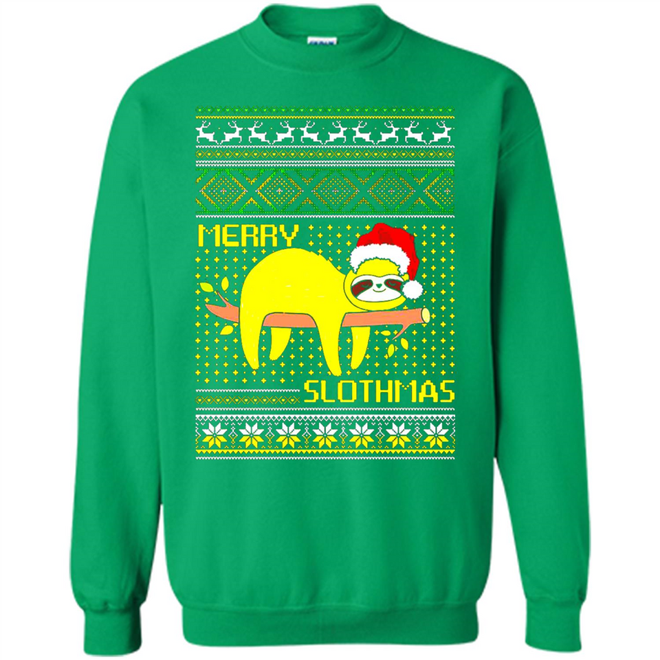 Merry Slothmas Sloth Christmas Sweater PINGPONG - Sweatshirt