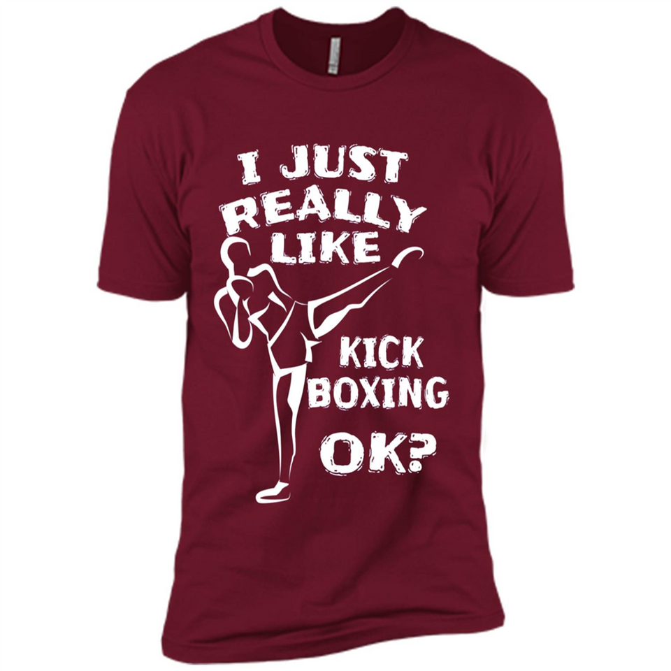 Kick Boxing Shirt Kick Boxer Boxing Workout - Premium Short Sleeve T-Shirt