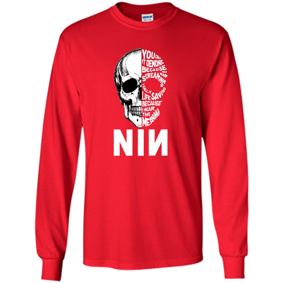 you call it demonic because you hear the screaming NIN