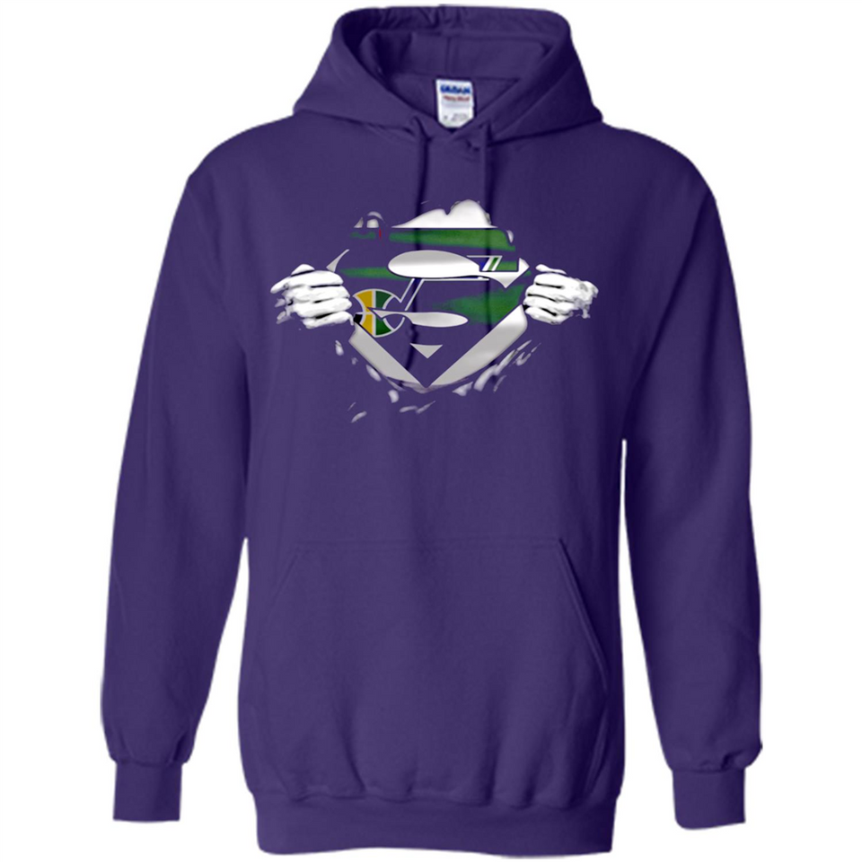 Utah Jazz And Superman Fans - Hoodie