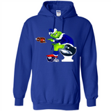 New York Giants Toilet Grinch Santa Claus Football Fan PINGPONG