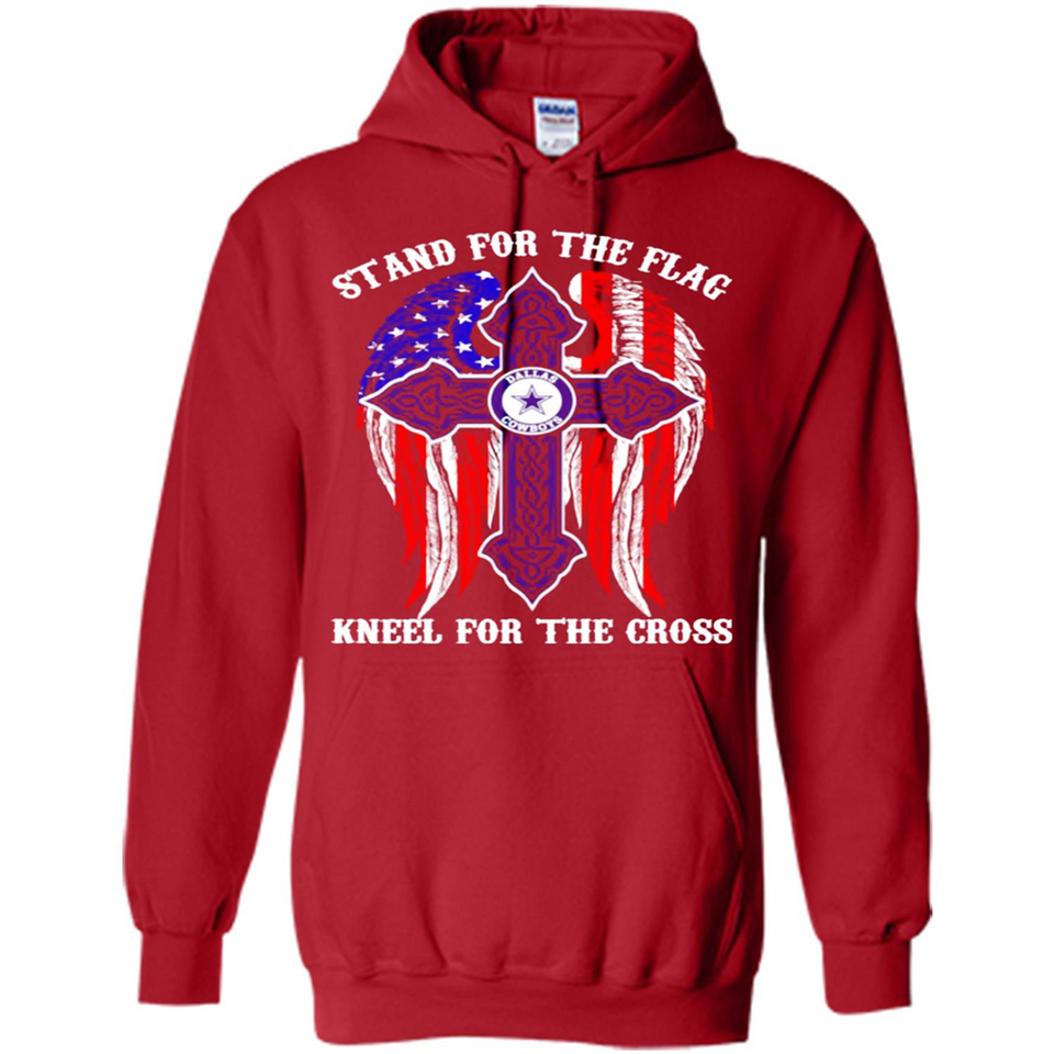 Dallas Cowboys - stand for the flag kneel for the cross