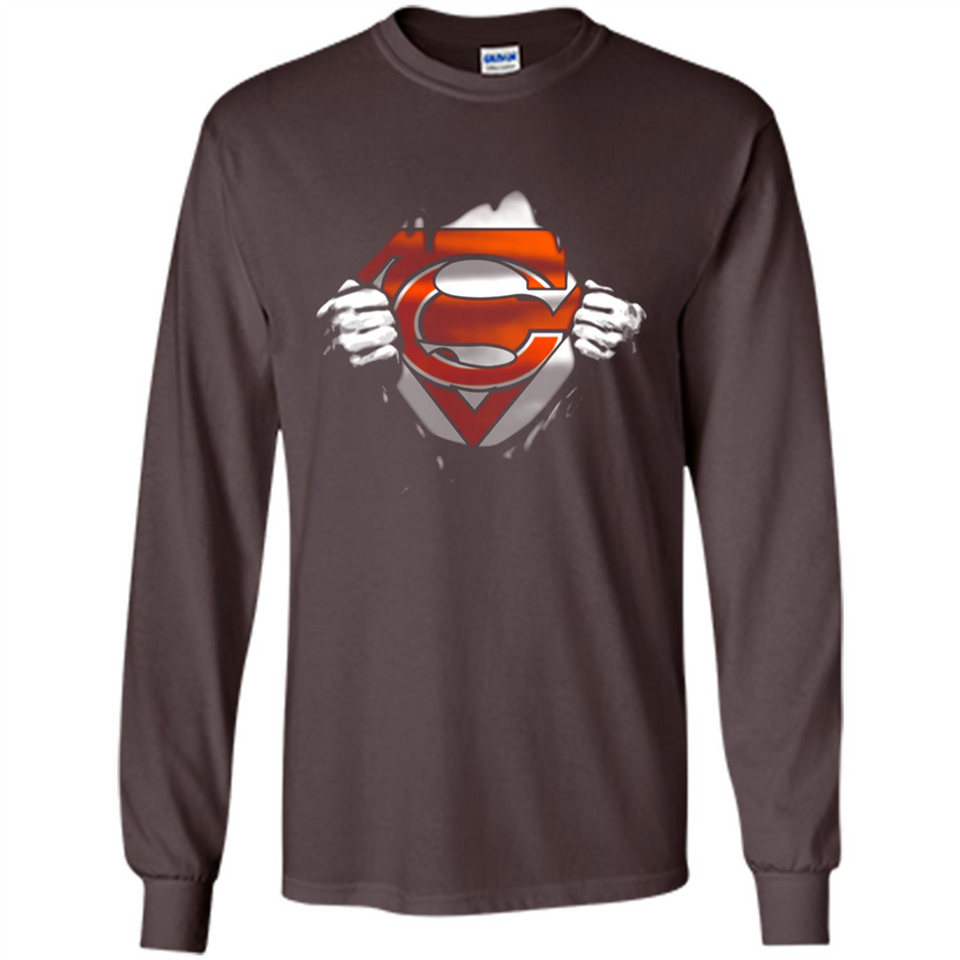Chicago Bears And Superman Fans - Long Sleeve T-Shirt