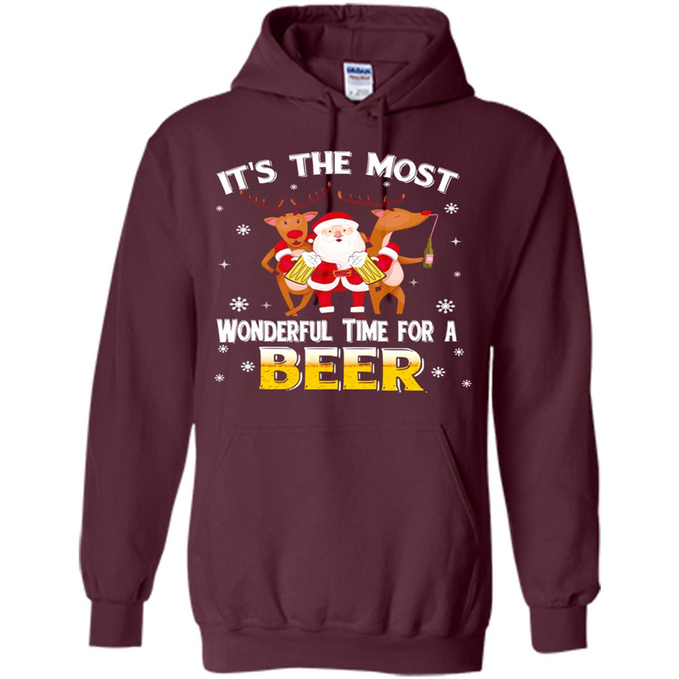 Its The Most Wonderful Time for a Beer - Hoodie