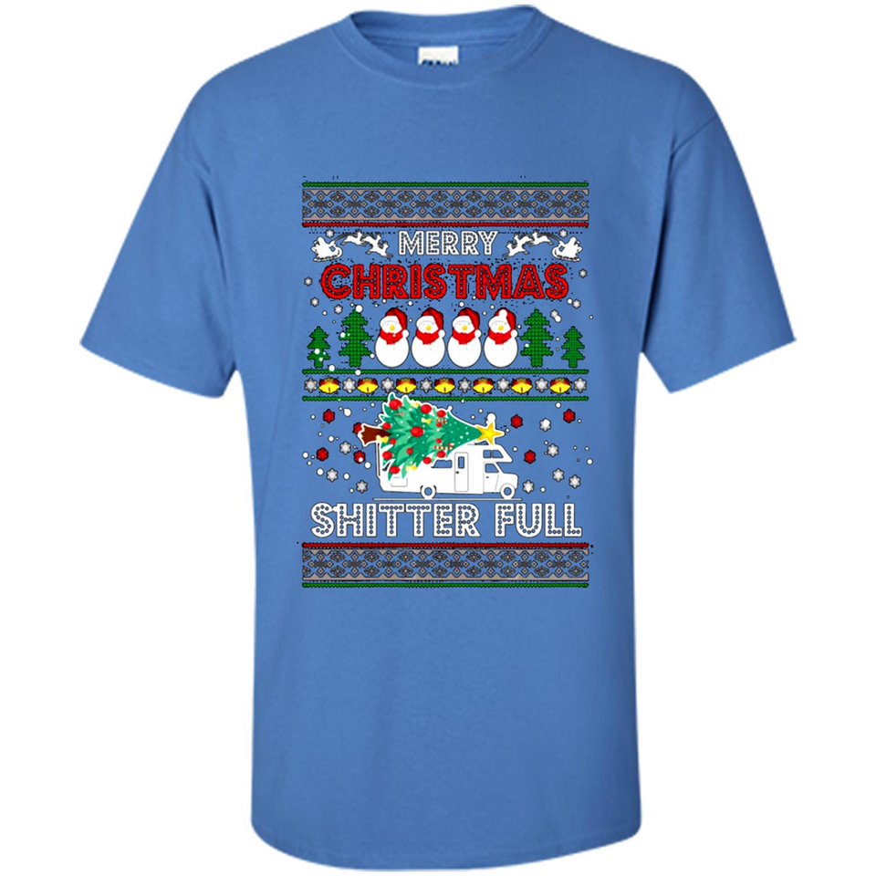 Merry Christmas Shitter Full Christmas Tree Snowman PING PONG