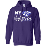Washington Huskies Football My Heart is on that Field - Hoodie