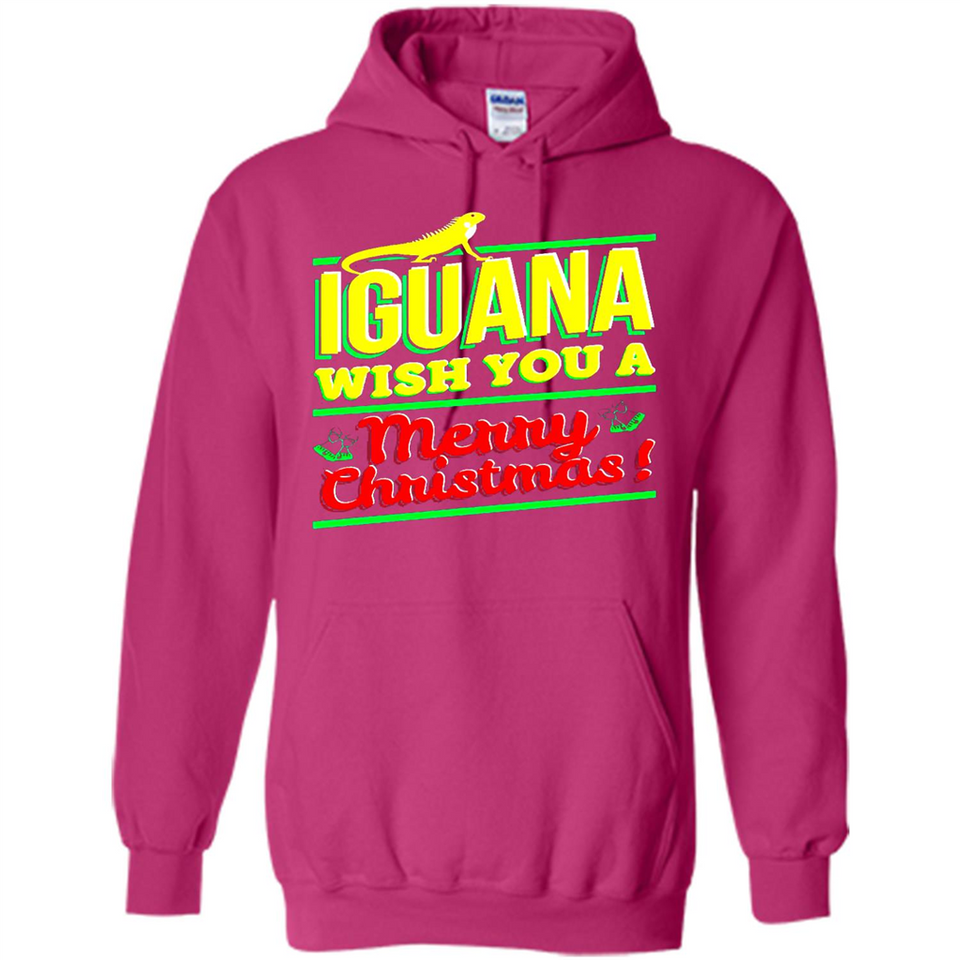 Iguana Wish You A Merry Christmas Animal - Hoodie