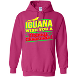 Iguana Wish You A Merry Christmas Animal - Hoodie