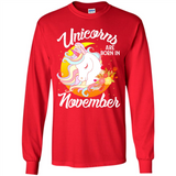 Unicorns Are Born In November Magical Rainbow