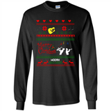 Music Ugly Christmas SweatShirt - Long Sleeve T-Shirt