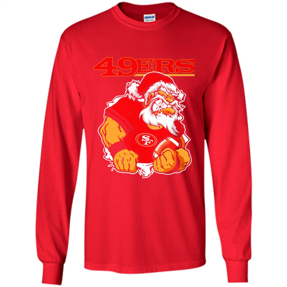 Grumpy Santa Claus San Francisco 49ers Football Team PINGPONG