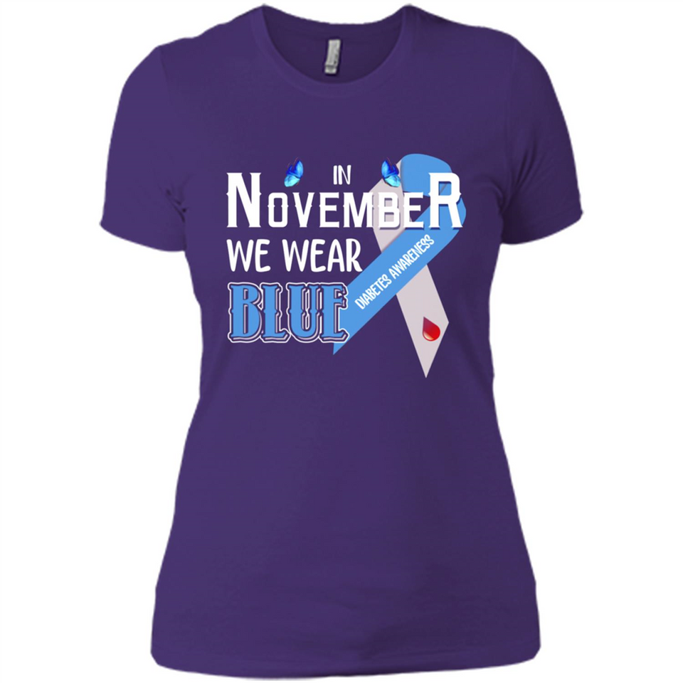 November We Wear Blue Diabetes Awareness