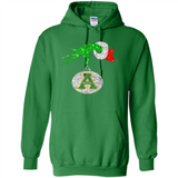 Funny Appalachian State Mountaineers Glitter Grinch Monogram Ornament Christmá - Hoodie