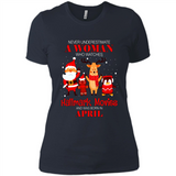 Never Underestimate An April Woman Watches Hallmark Movies Sweatshirt PINGPONG