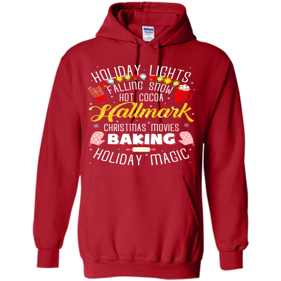 Holiday Lights Falling Snow Hot Cocoa Hallmark Christmas movie