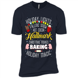 Holiday Lights Falling Snow Hot Cocoa Hallmark Christmas movie