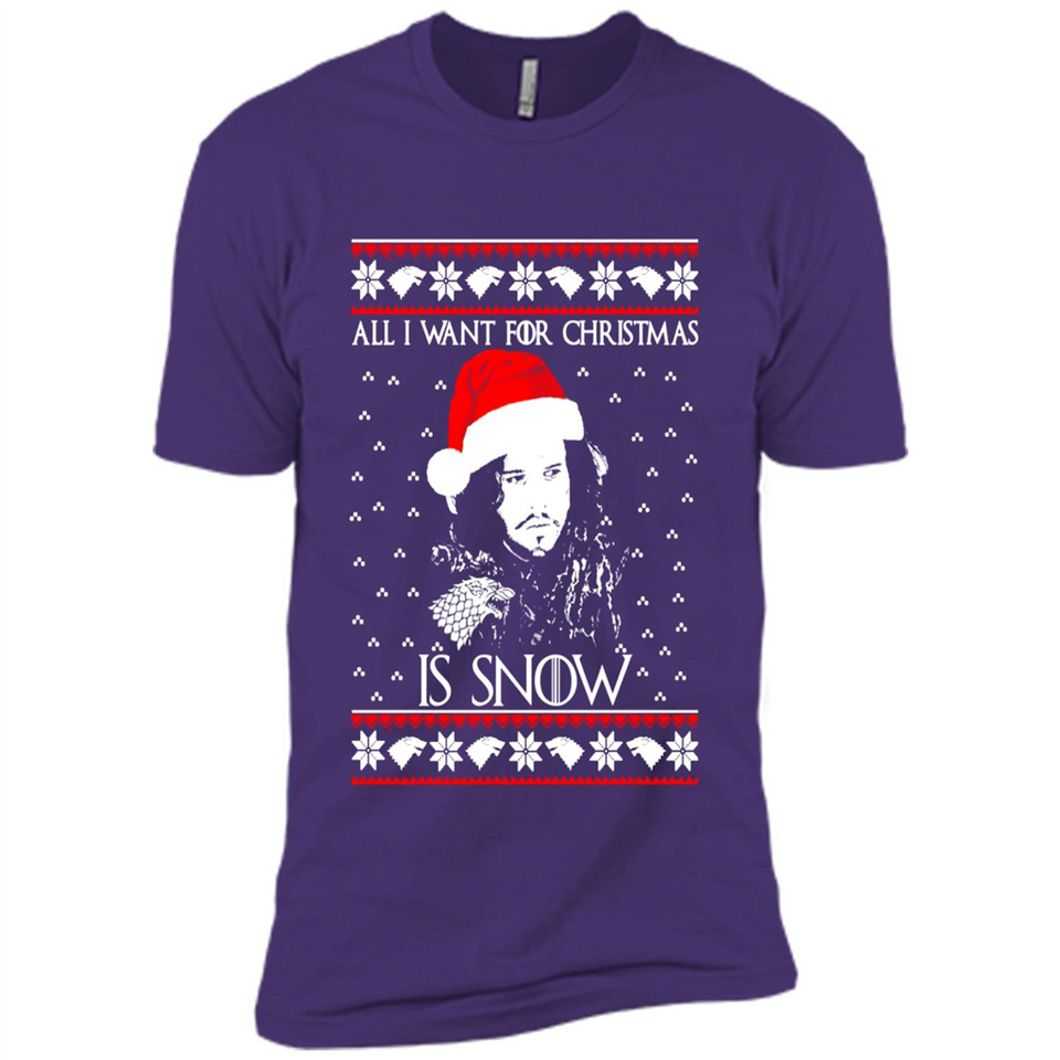 All I Want for Christmas is Snow ugly sweater PINGPONG